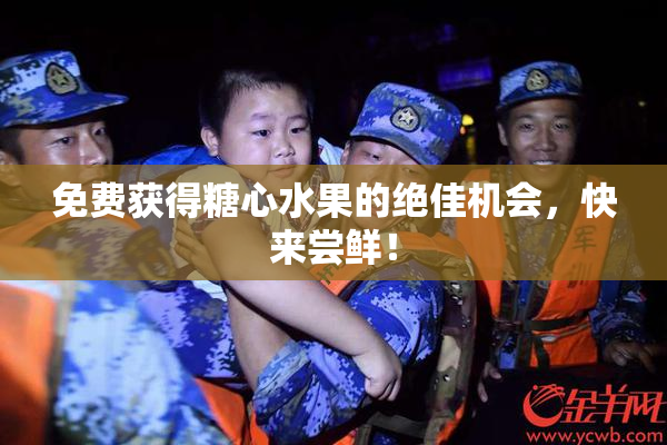 免费获得糖心水果的绝佳机会，快来尝鲜！