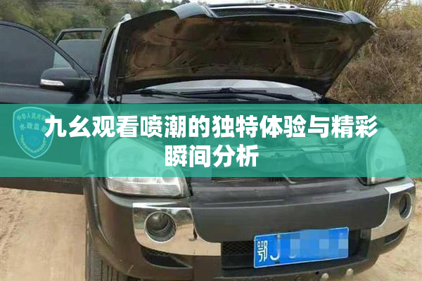 九幺观看喷潮的独特体验与精彩瞬间分析