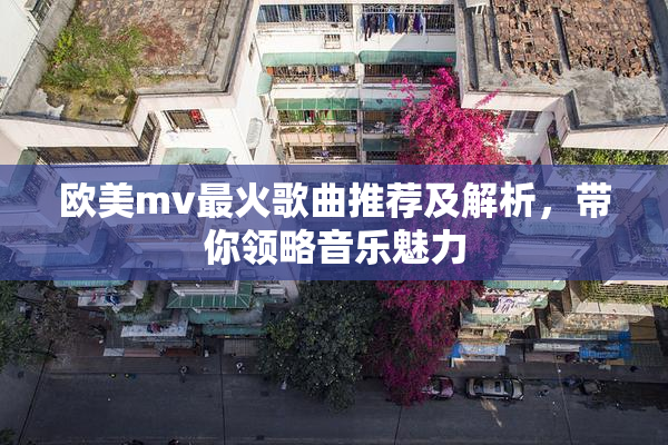 欧美mv最火歌曲推荐及解析，带你领略音乐魅力
