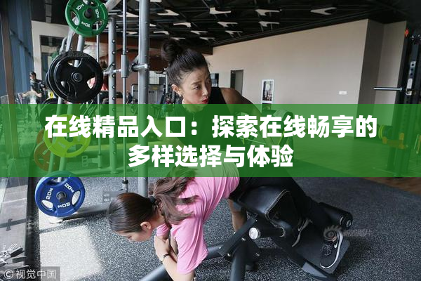在线精品入口：探索在线畅享的多样选择与体验