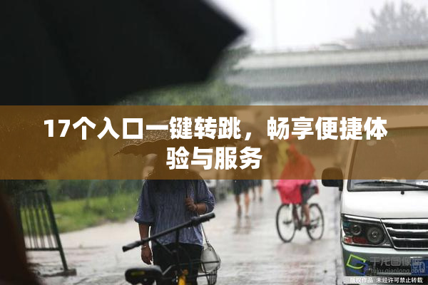 17个入口一键转跳，畅享便捷体验与服务