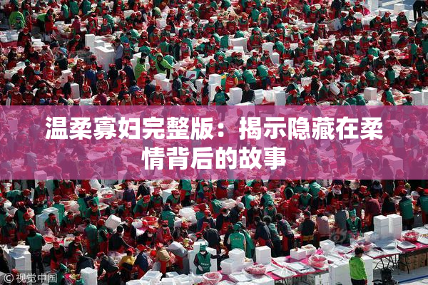 温柔寡妇完整版：揭示隐藏在柔情背后的故事