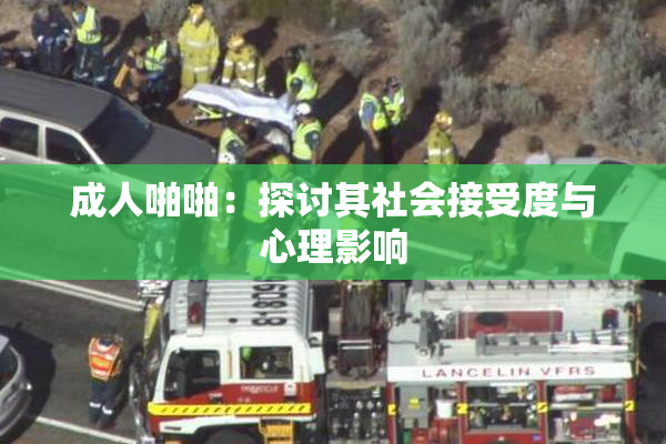 成人啪啪：探讨其社会接受度与心理影响