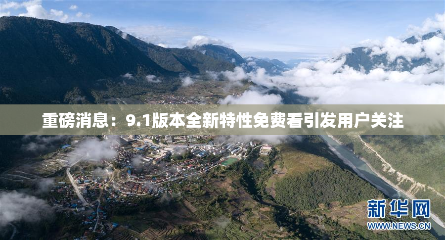 重磅消息：9.1版本全新特性免费看引发用户关注