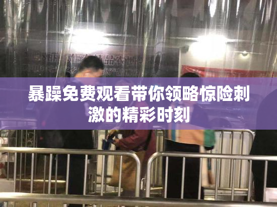 暴躁免费观看带你领略惊险刺激的精彩时刻