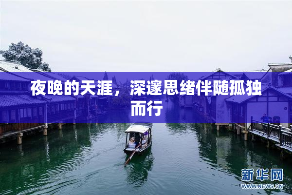 夜晚的天涯，深邃思绪伴随孤独而行