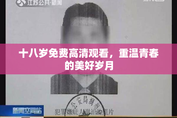 十八岁免费高清观看，重温青春的美好岁月