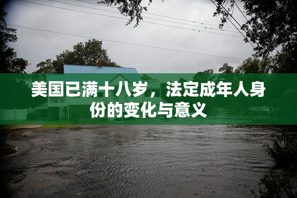 美国已满十八岁，法定成年人身份的变化与意义