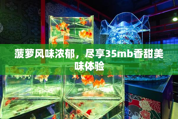 菠萝风味浓郁，尽享35mb香甜美味体验