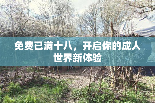 免费已满十八，开启你的成人世界新体验