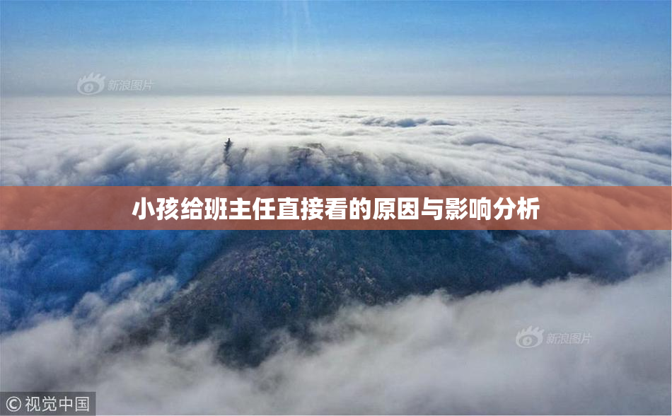 小孩给班主任直接看的原因与影响分析