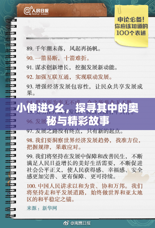 小伸进9幺，探寻其中的奥秘与精彩故事