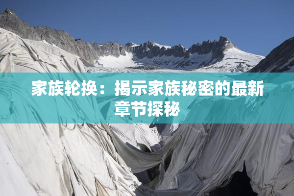 家族轮换：揭示家族秘密的最新章节探秘