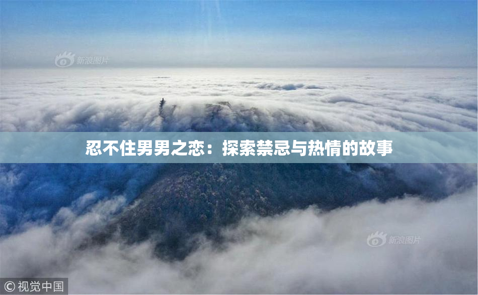 忍不住男男之恋：探索禁忌与热情的故事