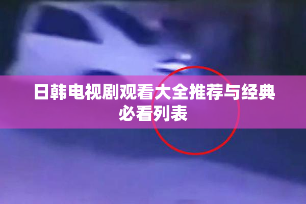 日韩电视剧观看大全推荐与经典必看列表