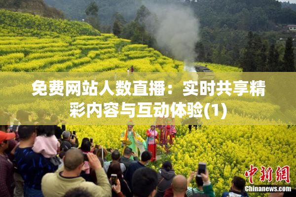 免费网站人数直播：实时共享精彩内容与互动体验(1)
