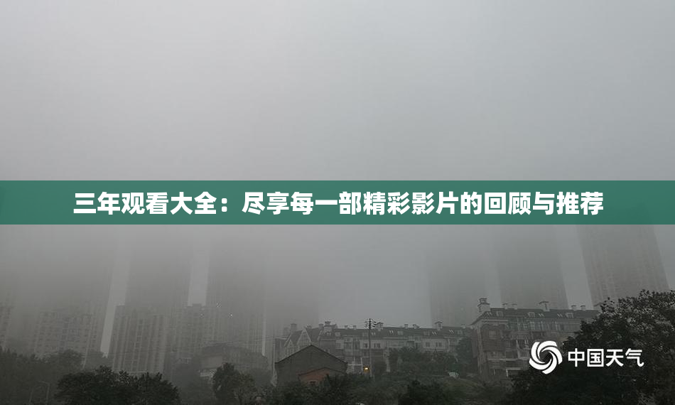 三年观看大全：尽享每一部精彩影片的回顾与推荐