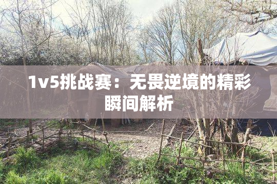 1v5挑战赛：无畏逆境的精彩瞬间解析