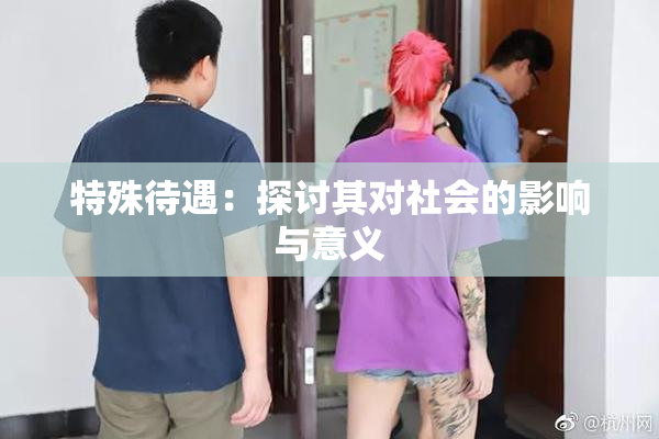 特殊待遇：探讨其对社会的影响与意义