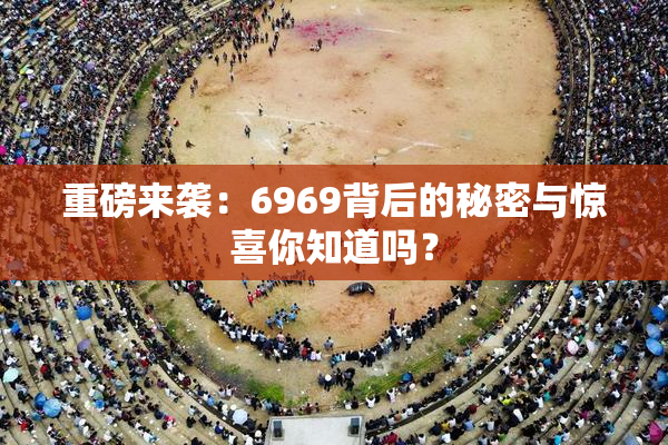 重磅来袭：6969背后的秘密与惊喜你知道吗？