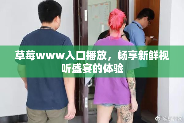 草莓www入口播放，畅享新鲜视听盛宴的体验