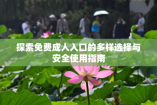 探索免费成人入口的多样选择与安全使用指南