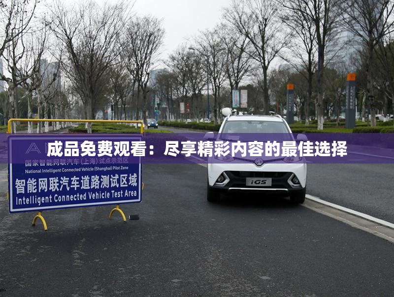成品免费观看：尽享精彩内容的最佳选择