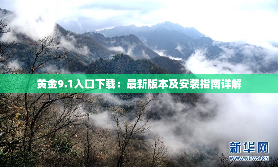黄金9.1入口下载：最新版本及安装指南详解