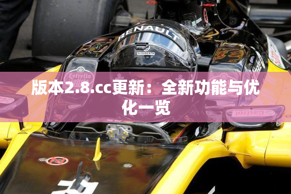 版本2.8.cc更新：全新功能与优化一览