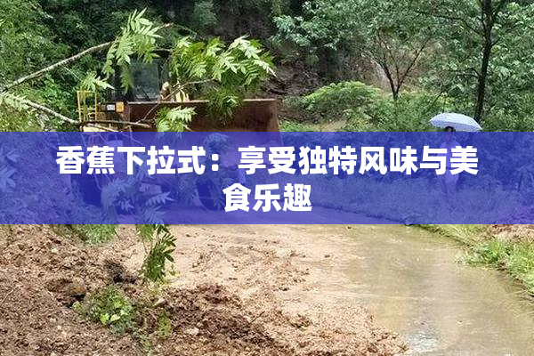 香蕉下拉式：享受独特风味与美食乐趣