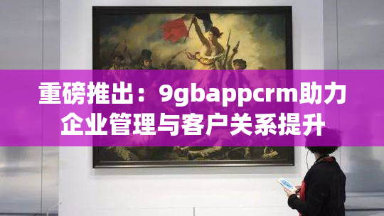 重磅推出：9gbappcrm助力企业管理与客户关系提升