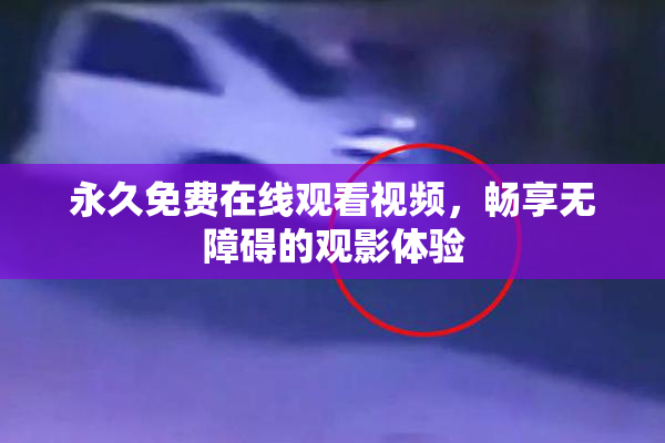永久免费在线观看视频，畅享无障碍的观影体验