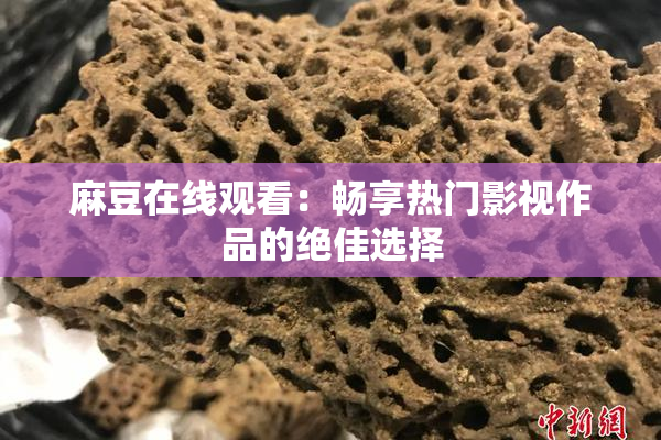 麻豆在线观看：畅享热门影视作品的绝佳选择