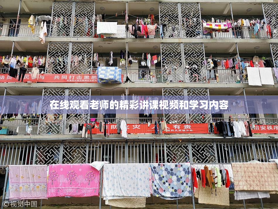 在线观看老师的精彩讲课视频和学习内容