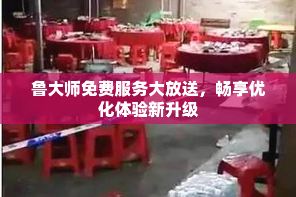 鲁大师免费服务大放送，畅享优化体验新升级