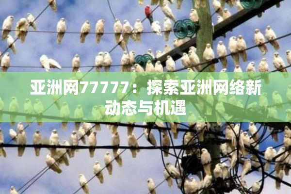 亚洲网77777：探索亚洲网络新动态与机遇