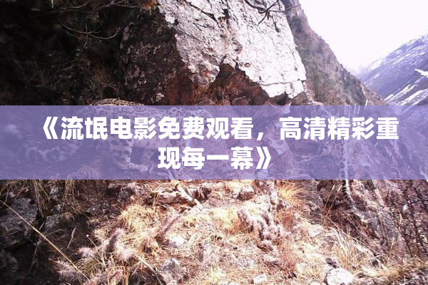 《流氓电影免费观看，高清精彩重现每一幕》