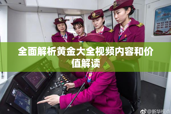 全面解析黄金大全视频内容和价值解读