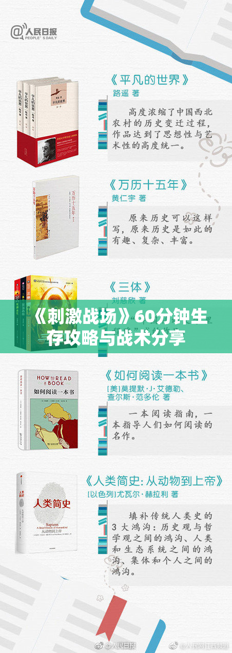 《刺激战场》60分钟生存攻略与战术分享