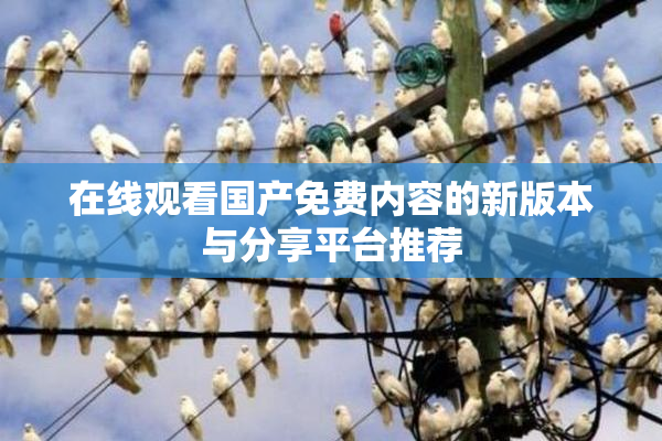 在线观看国产免费内容的新版本与分享平台推荐