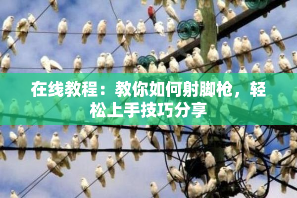在线教程：教你如何射脚枪，轻松上手技巧分享