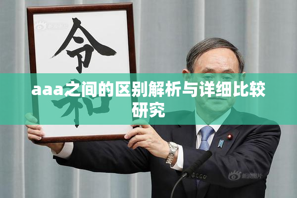 aaa之间的区别解析与详细比较研究