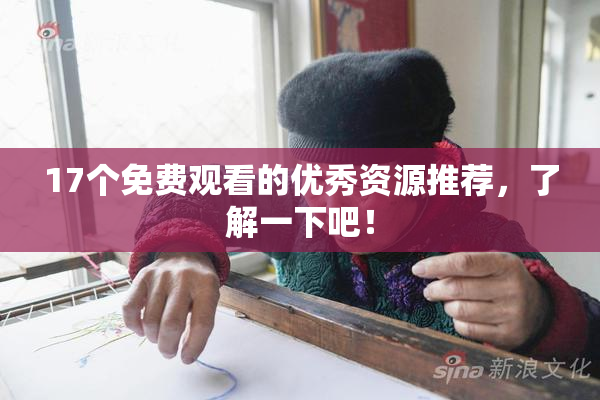 17个免费观看的优秀资源推荐，了解一下吧！