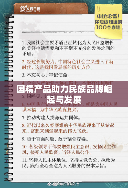 国精产品助力民族品牌崛起与发展