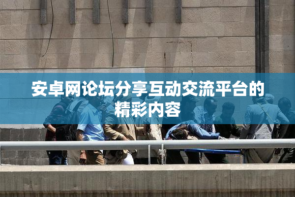 安卓网论坛分享互动交流平台的精彩内容
