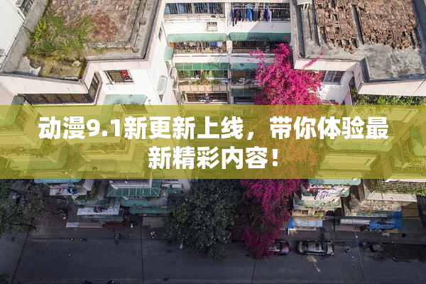 动漫9.1新更新上线，带你体验最新精彩内容！