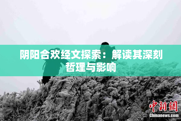 阴阳合欢经文探索：解读其深刻哲理与影响