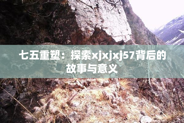 七五重塑：探索xjxjxj57背后的故事与意义