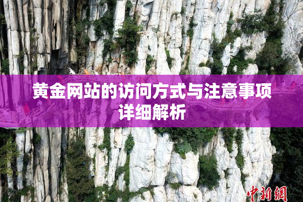 黄金网站的访问方式与注意事项详细解析