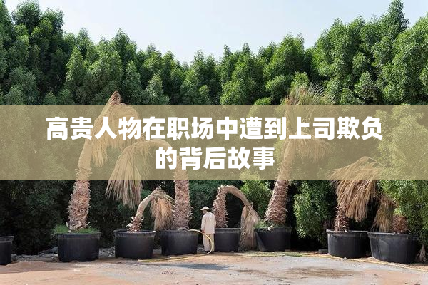 高贵人物在职场中遭到上司欺负的背后故事